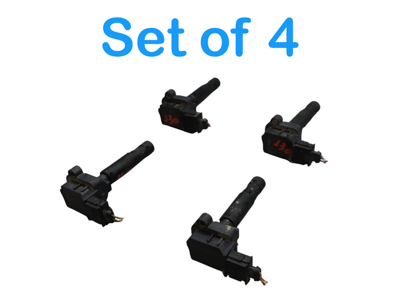 Load image into Gallery viewer, 12-14 Mercedes W204 C250 Engine Ignition Coil Spark Plug Set of 4 0001594842 Oem
