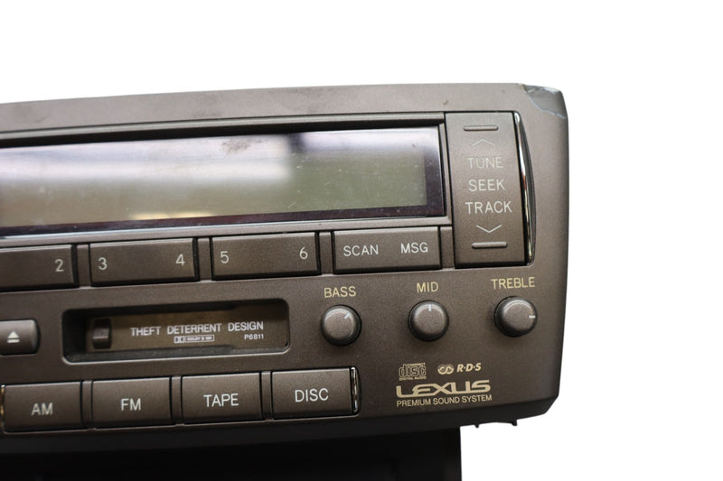 Load image into Gallery viewer, 01-03 Lexus LS430 XF30 Radio CD Player Receiver Head Unit 8612050670 Oem
