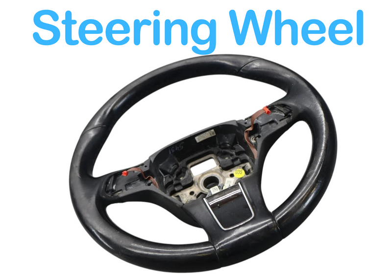 Load image into Gallery viewer, 11-17 Volkswagen VW Touareg Front Steering Wheel Assembly Leather 7P6419091 OEM
