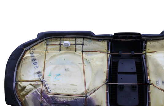 12-18 Audi A7 Rear Bottom Seat Lower Bench Cushion Cover Black 4G8885079 Oem