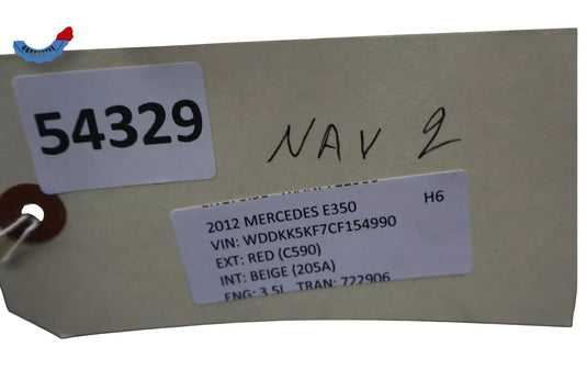 10-11 Mercedes-Benz E350 Command Head Unit CD Changer Radio 2129068300 Oem
