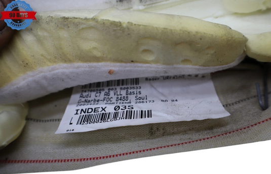 12-18 Audi A6 A6 Quattro Front Left Driver Side Top Upper Seat Cover Cushion Oem