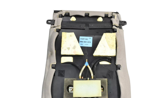 03-06 Bentley Continental Front Left Side Seat Upper Backrest Cushion Black OEM