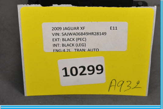09-15 Jaguar XF Ignition Start Lock Smart Electric Control Module Unit Oem