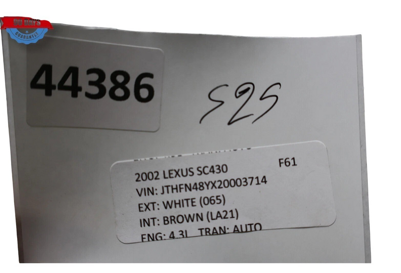 Load image into Gallery viewer, 02-10 Lexus SC430 Front Left Driver Side Interior Door Panel Cover Oem
