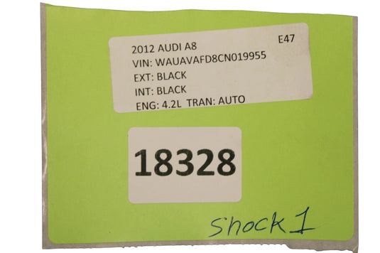 11-18 Audi A8 Quattro Rear Left Driver Side Strut Absorber Air Shock Oem