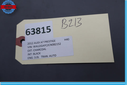 12-18 Audi A7 Quattro Front Right Side Door Panel Insert Cover Trim Molding Oem