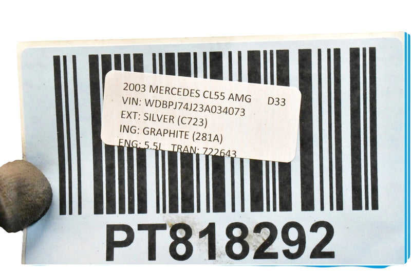 Load image into Gallery viewer, 00-06 Mercedes CL600 CL500 CL55 AMG W215 Upper Radiator Support Frame Black OEM
