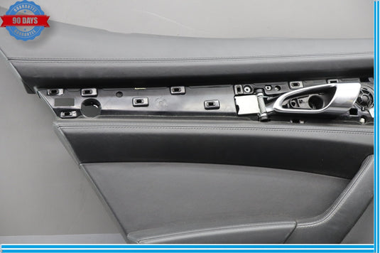 10-16 Porsche Panamera Rear Left Driver Side Interior Door Panel Cover Black Oem