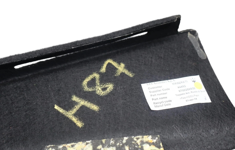 Load image into Gallery viewer, 14-19 Maserati Ghibli Rear Trunk Compartment Carpet Cover Trim Panel Oem
