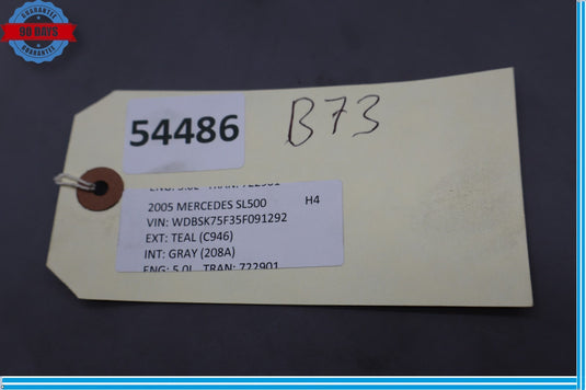 94-12 Mercedes R230 SL500 SL600 Left Driver Exhaust Muffler Tip Chrome Oem