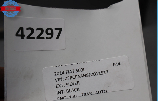14-17 Fiat 500L Engine Motor Radiator Core Support Panel Black 51883542 Oem
