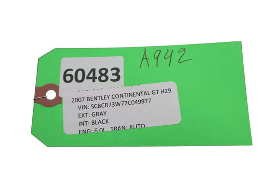 03-12 Bentley Continental GTC GT Floor Shifter Gear Shifter Shift Lever Knob Oem