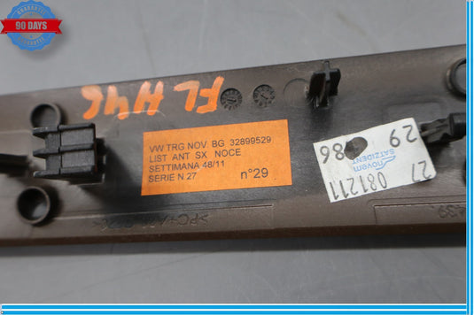 11-17 Volkswagen Touareg Front Left Driver Side Door Trim Panel Wood Oem