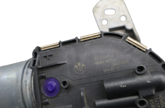 14-21 BMW i3 i3s I01 Hybrid Front Left Driver Windshield Wiper Motor 7359449 Oem