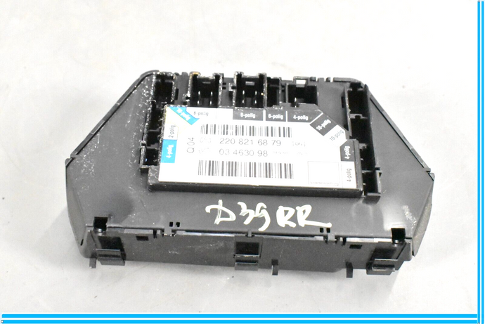 00-06 Mercedes CL500 S55 W220 Rear Right Seat Control Switch 2208216879 Oem