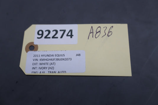 11-13 Hyundai Equus Front Left Driver Side Seat Lumbar Adjustment Switch Oem