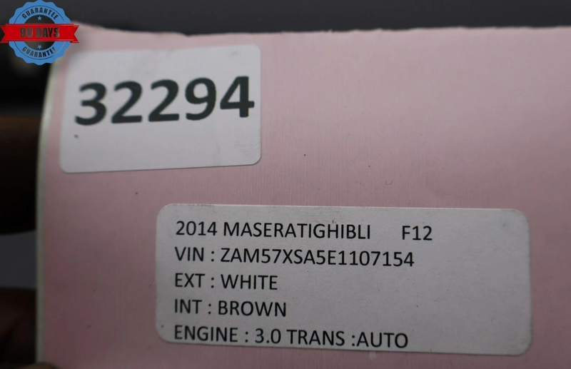 Load image into Gallery viewer, 14-17 Maserati Ghibli Rear Right Side Suspension Shock Strut Absorber Oem
