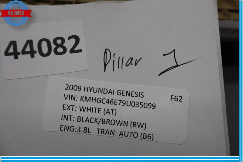 Load image into Gallery viewer, 09-14 Hyundai Genesis Front Right Passenger Side A Pillar Trim Panel Cover Oem
