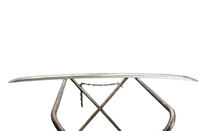 07-15 Audi Q7 4L Right Side Top Upper Chrome Roof Rack Rail Luggage Carrier Oem