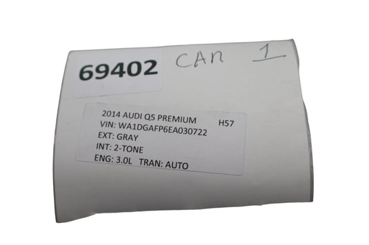 13-17 Audi Q5 SQ5 Fuel Vapor Evaporator Charcoal Canister 8R0201799 Oem