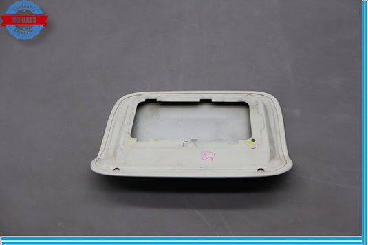 09-15 BMW 740i 740Li 750i Fuel Tank Door Lid Trim White 51177198167 Oem