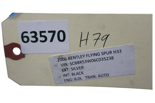 03-12 Bentley Continental Flying Spur Floor Shifter Gear Shift Selector Oem