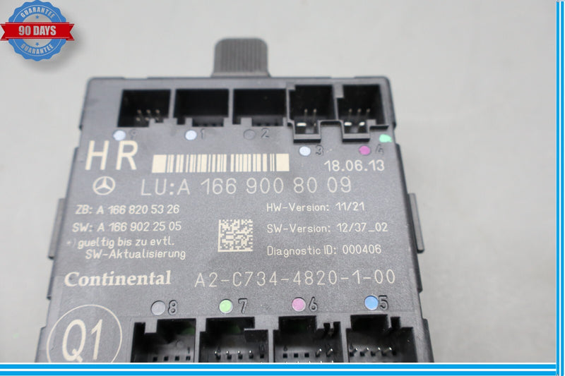 Load image into Gallery viewer, 12-19 Mercedes GL550 GL450 X166 Rear Right Side Door Control Module Oem
