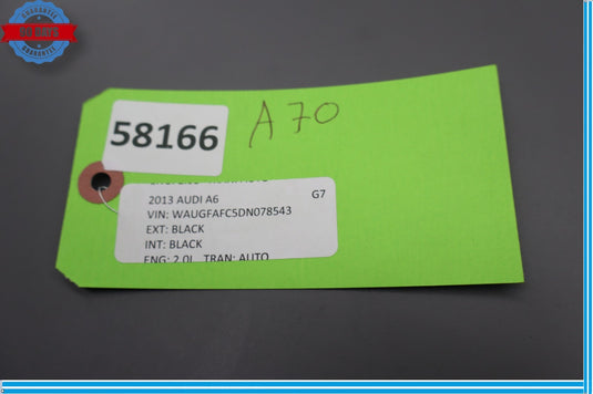 12-18 Audi A6 Front Left Driver Side Dash AC A/C Air Vent Trim Panel Cover Oem