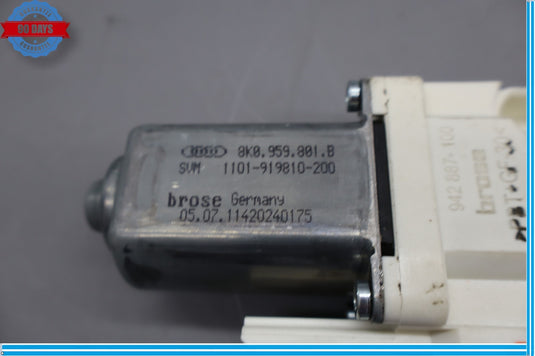 11-17 Volkswagen VW Touareg Front Left Side Window Glass Regulator Motor Oem