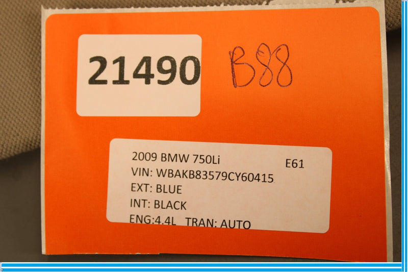 Load image into Gallery viewer, 09-15 BMW 750Li F01 F02 Front Right Passenger Side Sunvisor Sun Visor Oem
