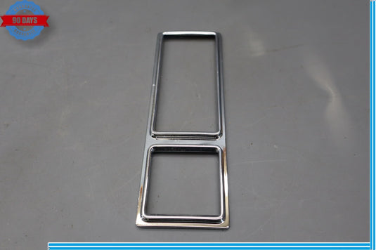 03-10 Bentley Continental Left Driver Window Switch Trim Bezel Chrome Oem