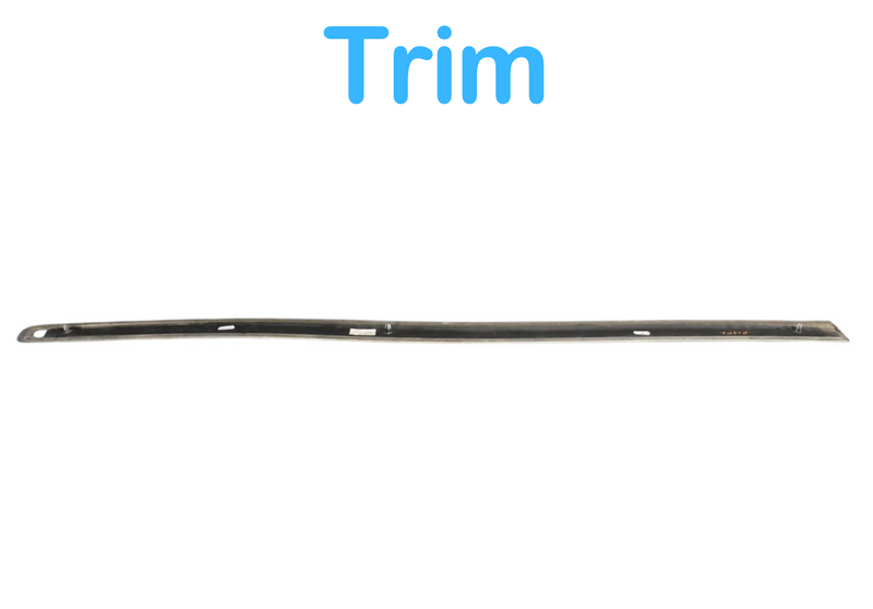 Load image into Gallery viewer, 06-10 Volvo C70 Front Left Driver Side Door Molding Trim White 09466448 OEM
