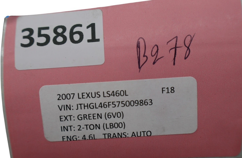 Load image into Gallery viewer, 07-17 Lexus LS460 Left Driver Engine Fuel Injection Relay Control Module Oem

