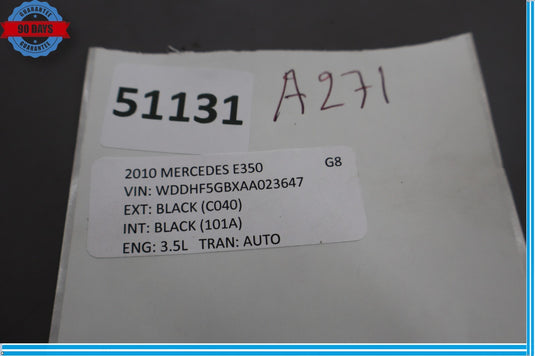 10-16 Mercedes W212 E350 E550 Front Right Side Seat Belt Seatbelt Buckle Oem