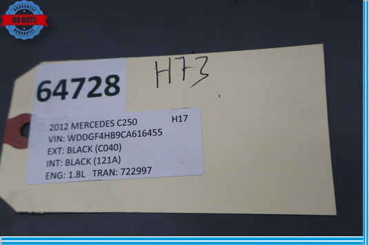08-18 Mercedes CLS400 C250 W204 Left Side High Tone Note Signal Horn Oem