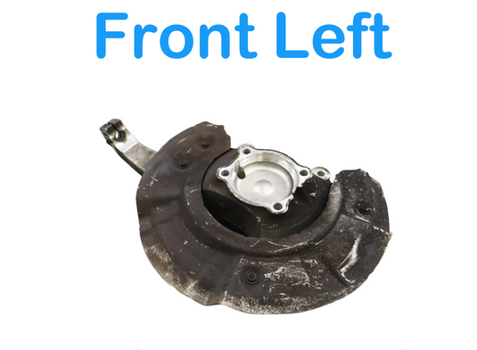 11-19 BMW 528i 535i F10 Front Left Driver Side Spindle Knuckle Hub Oem
