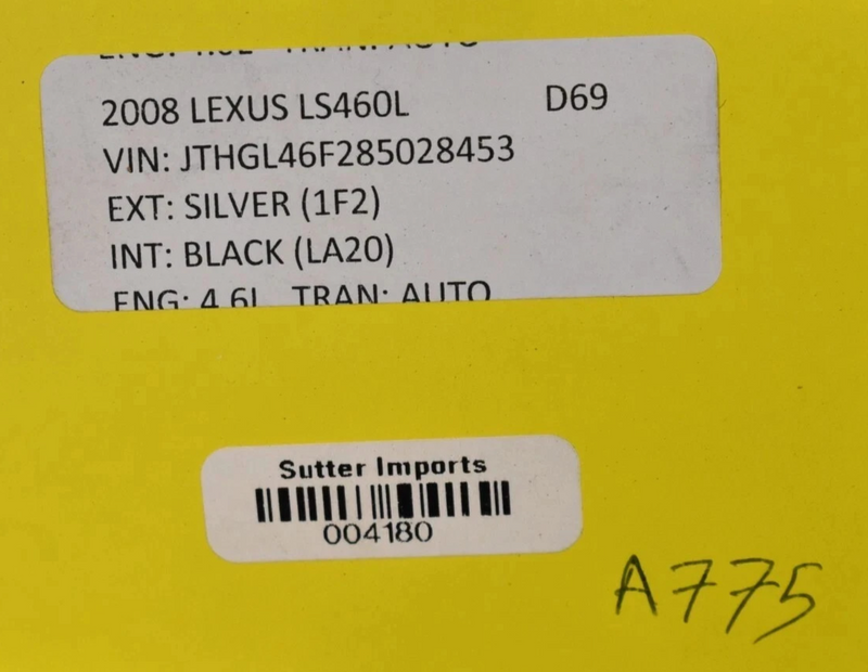 Load image into Gallery viewer, 07-09 Lexus XF40 LS460 Automatic Transmission Floor Gear Shifter 3355050482 Oem
