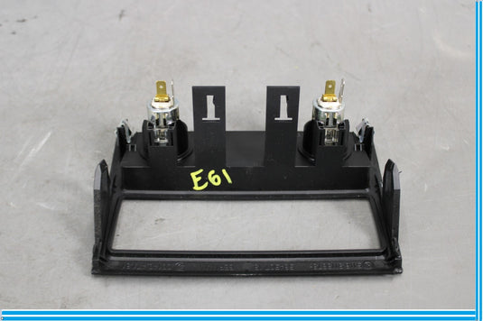 09-15 BMW 750Li F01 F02 Console Back Trim Bezel Cover Panel & Outlet Oem