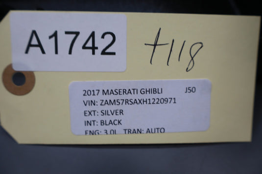 14-20 Maserati Ghibli M157 Front Right Side B Pillar Upper Cover Trim Panel Oem