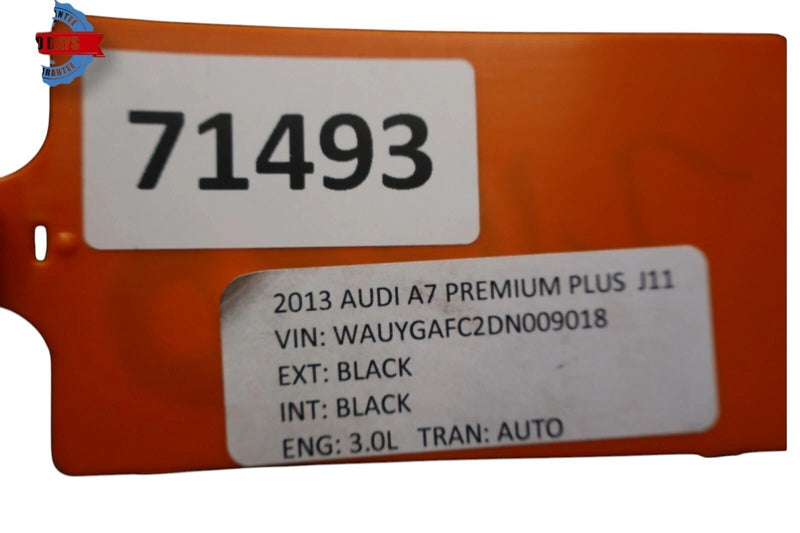 Load image into Gallery viewer, 12-18 Audi A7 Quattro RS7 Rear Left Driver Side Door Shell Cover Panel Black Oem

