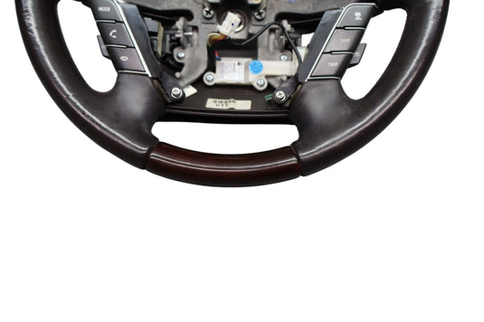 11-13 Hyundai Equus Front Steering Wheel Black Leather 56100-3N200 OEM
