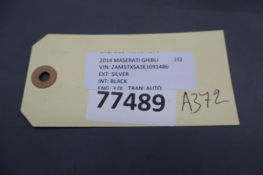 14-17 Maserati Ghibli Rear Left Driver Exterior Door Handle P670005441 Oem