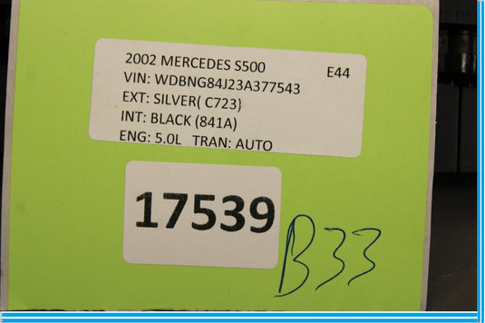 03-06 Mercedes S500 S600 Dashboard Center Switch ESP Hazard Door Lock Oem