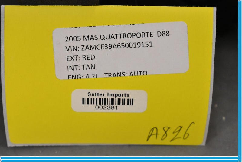 Load image into Gallery viewer, 03-12 Maserati Quattroporte Rea Overhead Roof Dome Map Reading Light Lamp Oem

