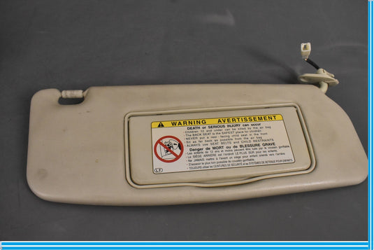 02-10 Lexus SC430 Right Side Upper Sunvisor Sun Visor W/ Vanity Mirror Oem