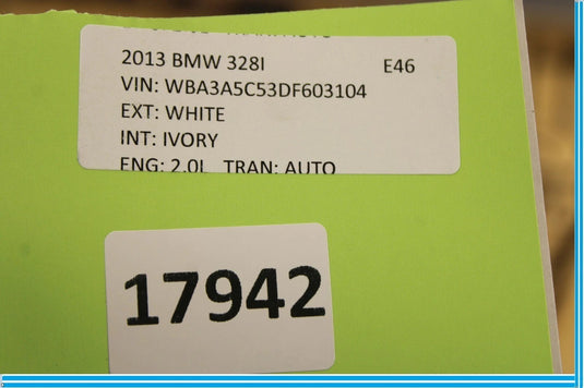 12-18 BMW 328i 320i F30 Front Right Passenger Side Interior Door Panel OEM