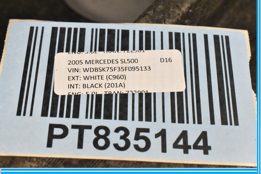 2003 - 2008 MERCEDES BENZ SL CLASS R230 TIRE AIR COMPRESSOR W HOLDER TRUNK OEM