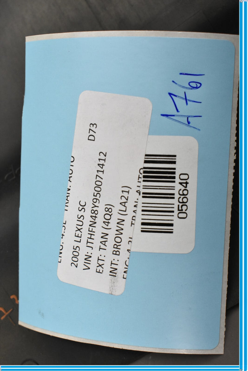 Load image into Gallery viewer, 02-10 Lexus SC430 Front Left Driver Side Steering Column Cover Trim Panel Oem
