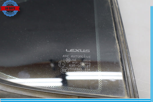 07-17 Lexus LS460L Rear Left Driver Side Door Corner Quarter Window Glass Oem